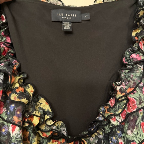 Ted Baker Adiee Floral Ruffle Dress - Picture 4 of 11